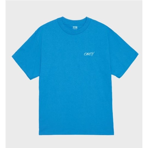 OBEY POPPIES TEE AZUL