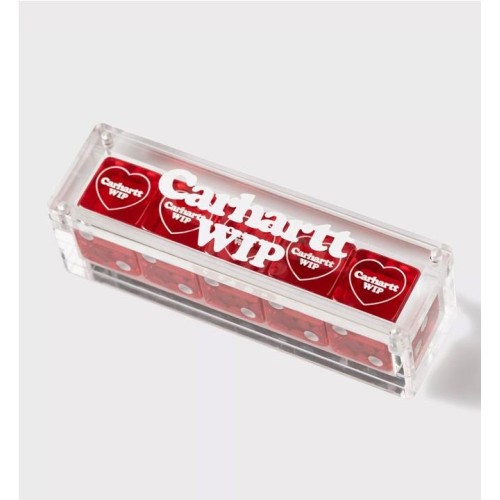 CARHARTT WIP HEART DICE SET ROJO