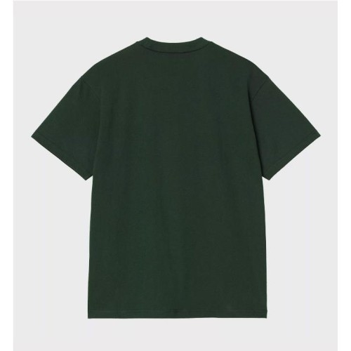 CARHARTT WIP FLAMING DUCK TEE VERDE 2