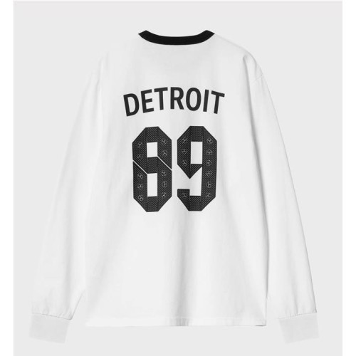 CARHARTT WIP LS 89 RINGER TEE BLANCO