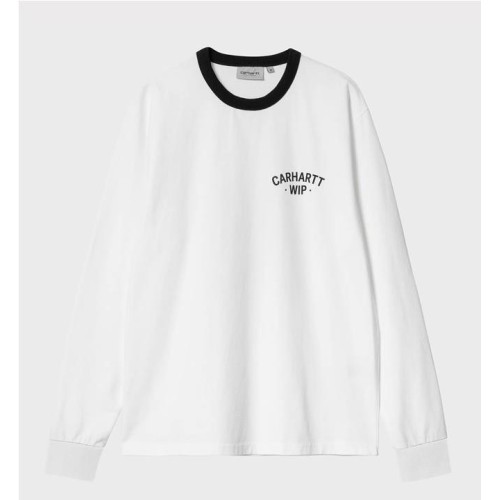 CARHARTT WIP LS 89 RINGER TEE BLANCO 2
