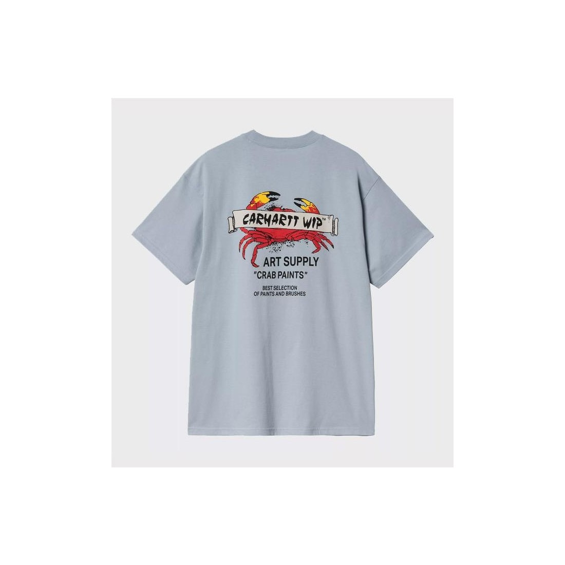 CARHARTT WIP CRAB PAINT TEE AZUL
