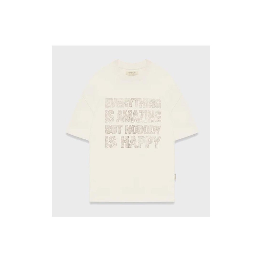 RETERNITY QUOTE TEE BEIGE