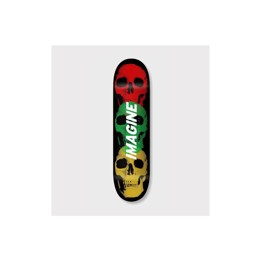 IMAGINE SKULL EMBOSSED RASTA MULTICOLOR