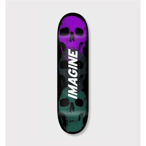 IMAGINE SKULL EMBOSSED BLACK NEGRO