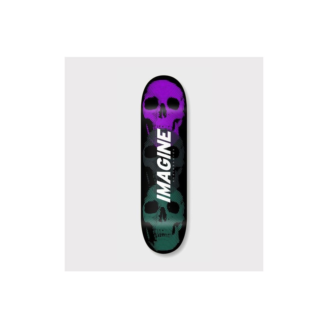 IMAGINE SKULL EMBOSSED BLACK NEGRO