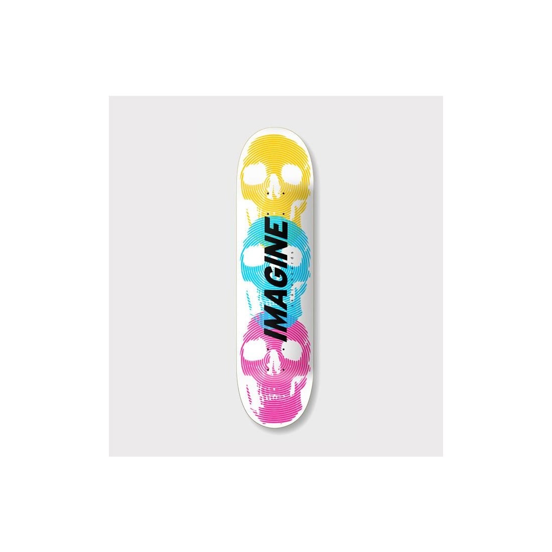 IMAGINE SKULL EMBOSSED WHITE BLANCO