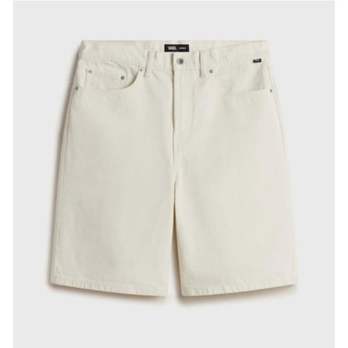 VANS CHECK-5 BAGGY DENIM SHORT BEIGE1