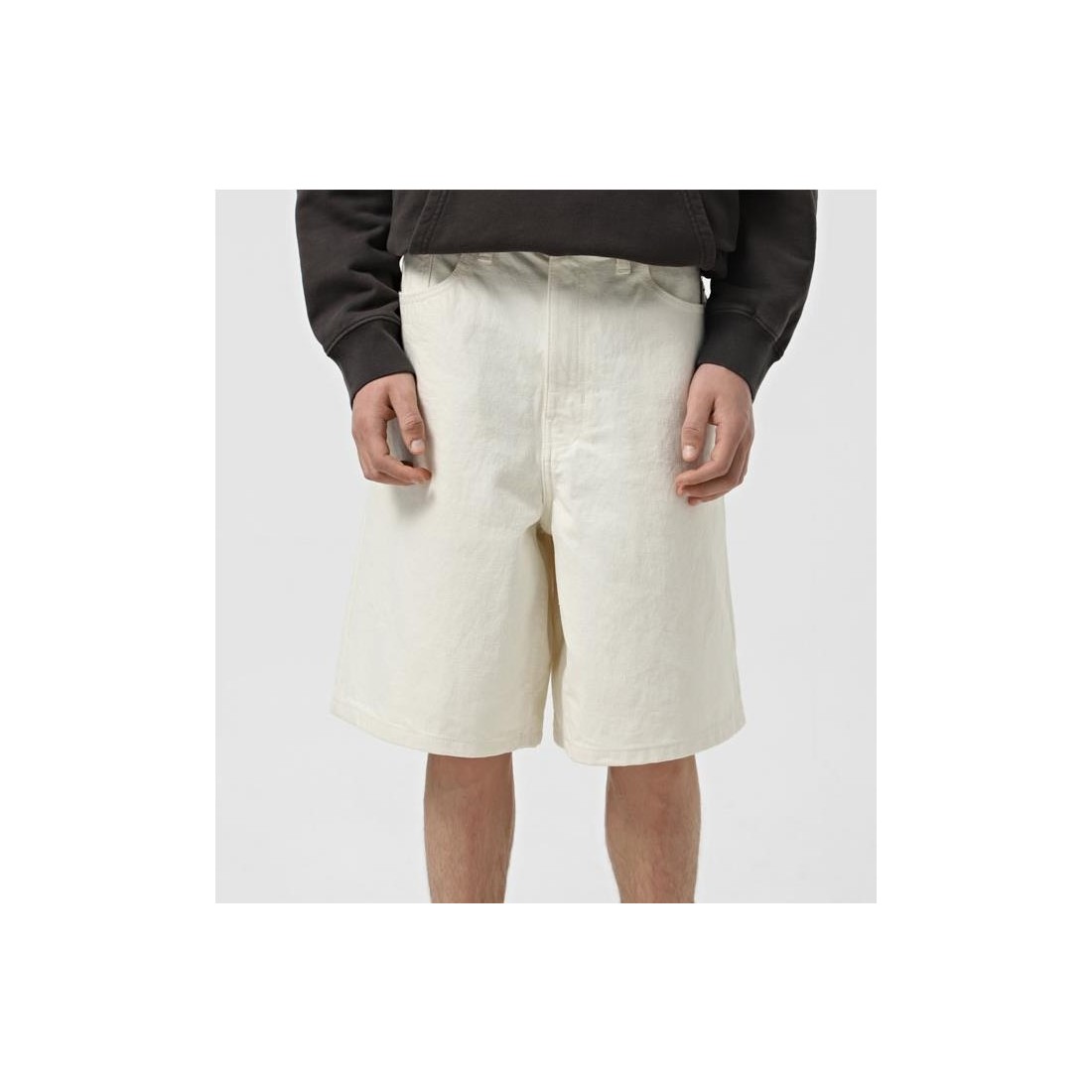 VANS CHECK-5 BAGGY DENIM SHORT BEIGE1