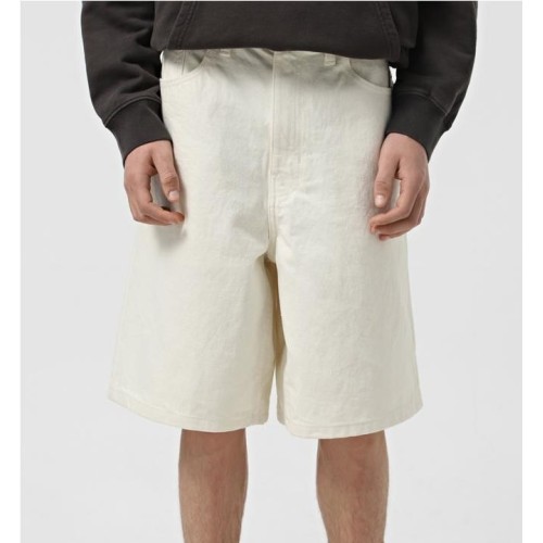 VANS CHECK-5 BAGGY DENIM SHORT BEIGE1
