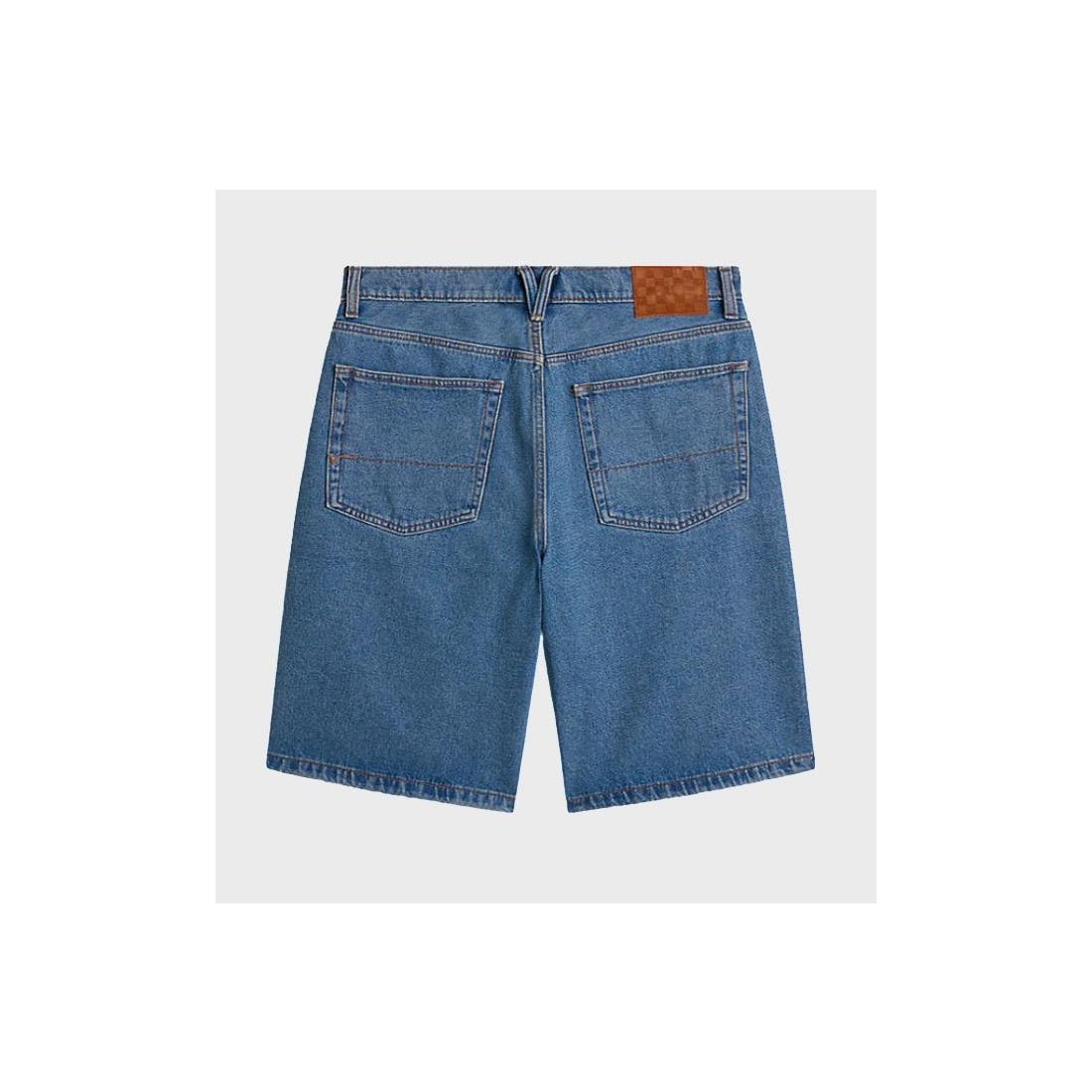 VANS CHECK-5 BAGGY DENIM SHORT AZUL