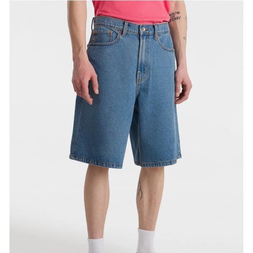 VANS CHECK-5 BAGGY DENIM SHORT AZUL