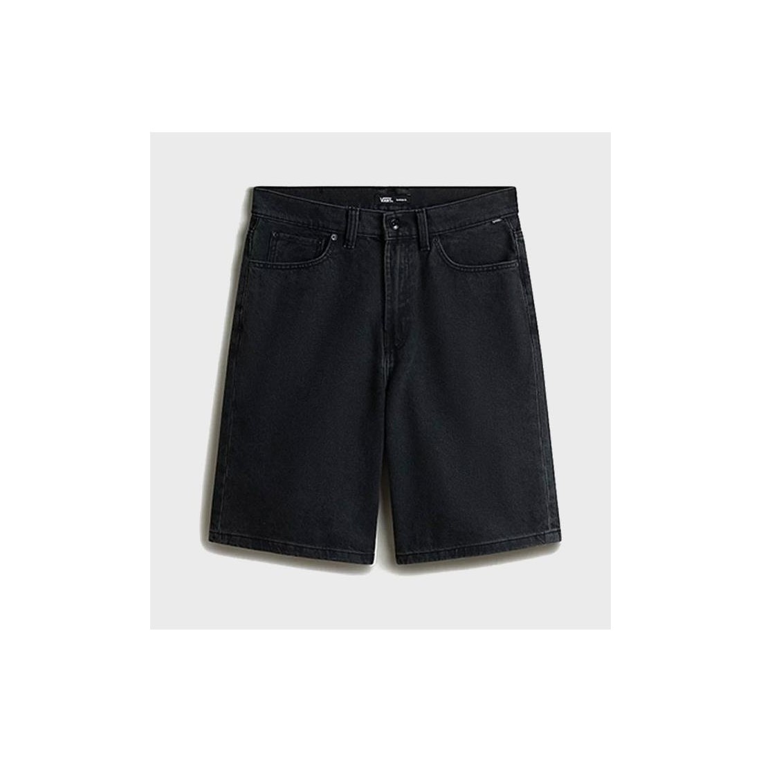 VANS CHECK-5 BAGGY DENIM SHORT NEGRO