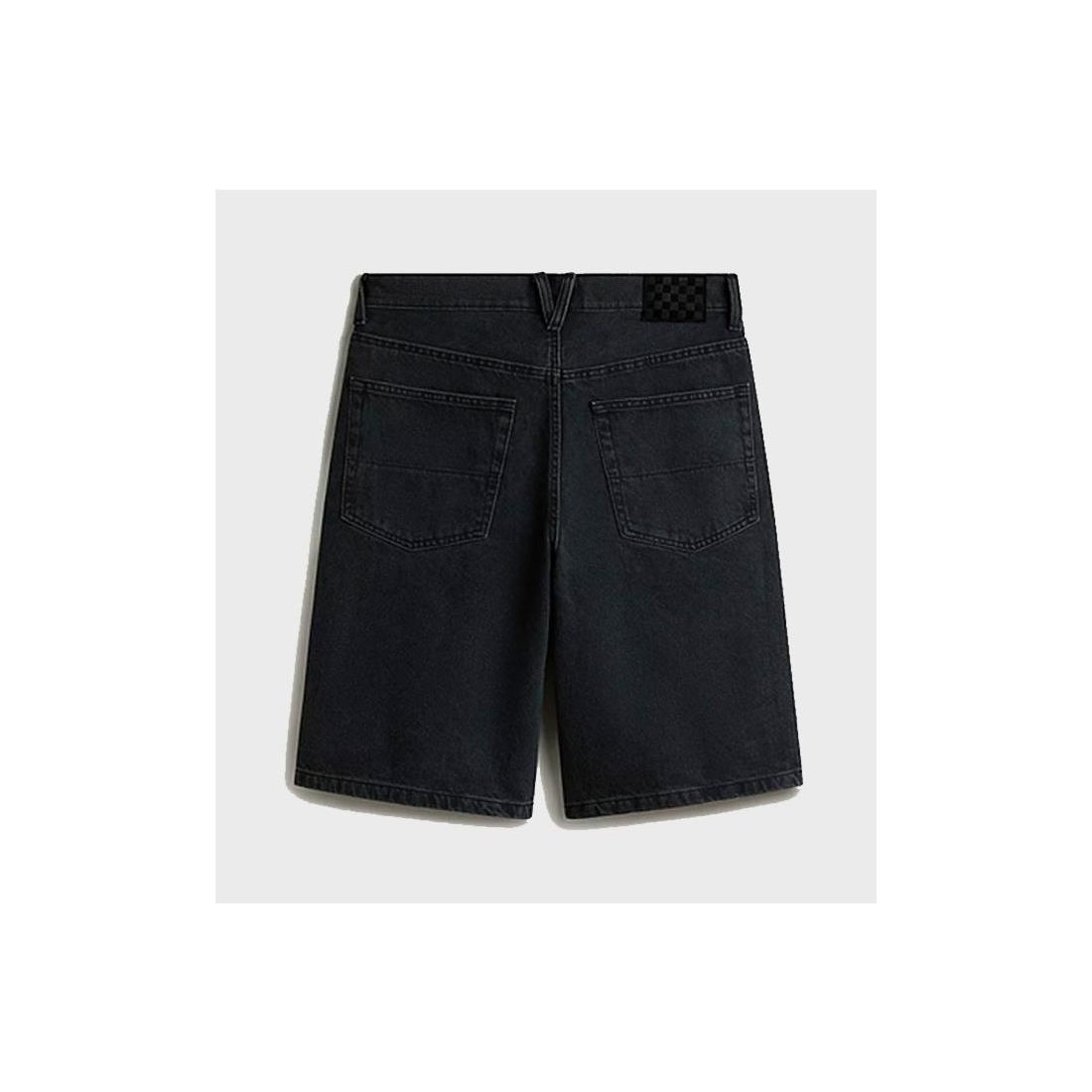 VANS CHECK-5 BAGGY DENIM SHORT NEGRO
