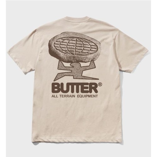 BUTTER GOODS TERRAIN TEE BEIGE