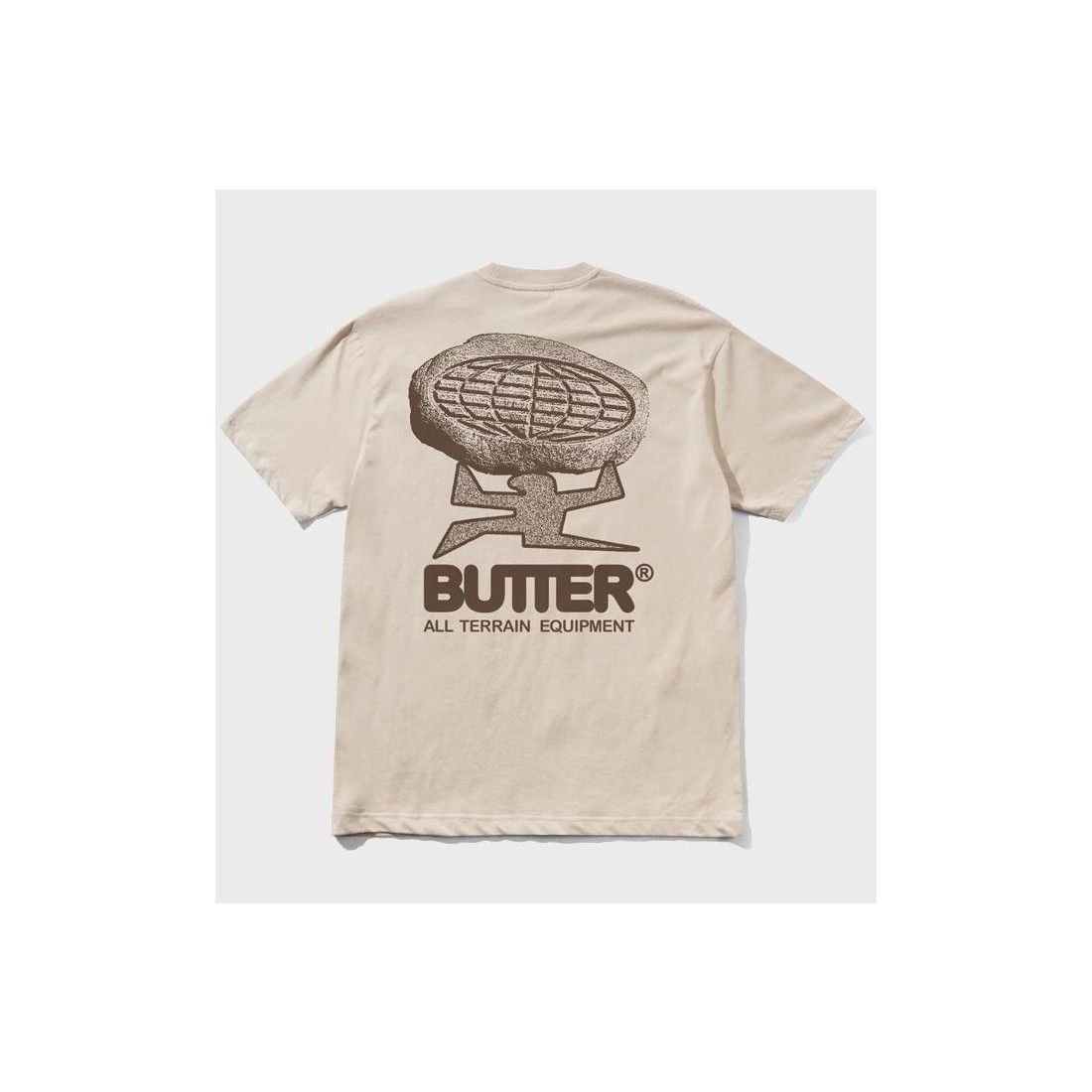 BUTTER GOODS TERRAIN TEE BEIGE