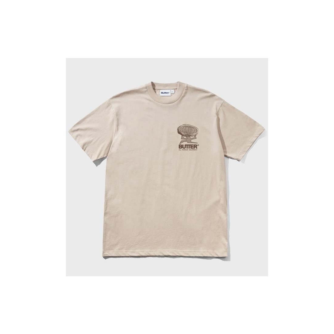 BUTTER GOODS TERRAIN TEE BEIGE