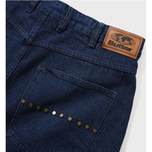 BUTTER GOODS RIVET DENIM SHORT AZUL MARINO