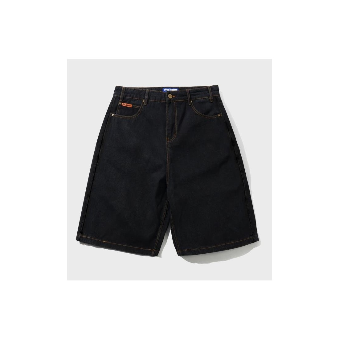 BUTTER GOODS BAGGY DENIM SHORT NEGRO