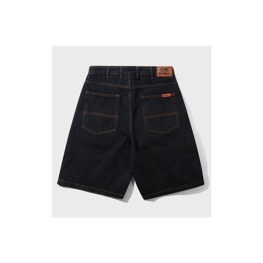 BUTTER GOODS BAGGY DENIM SHORT NEGRO
