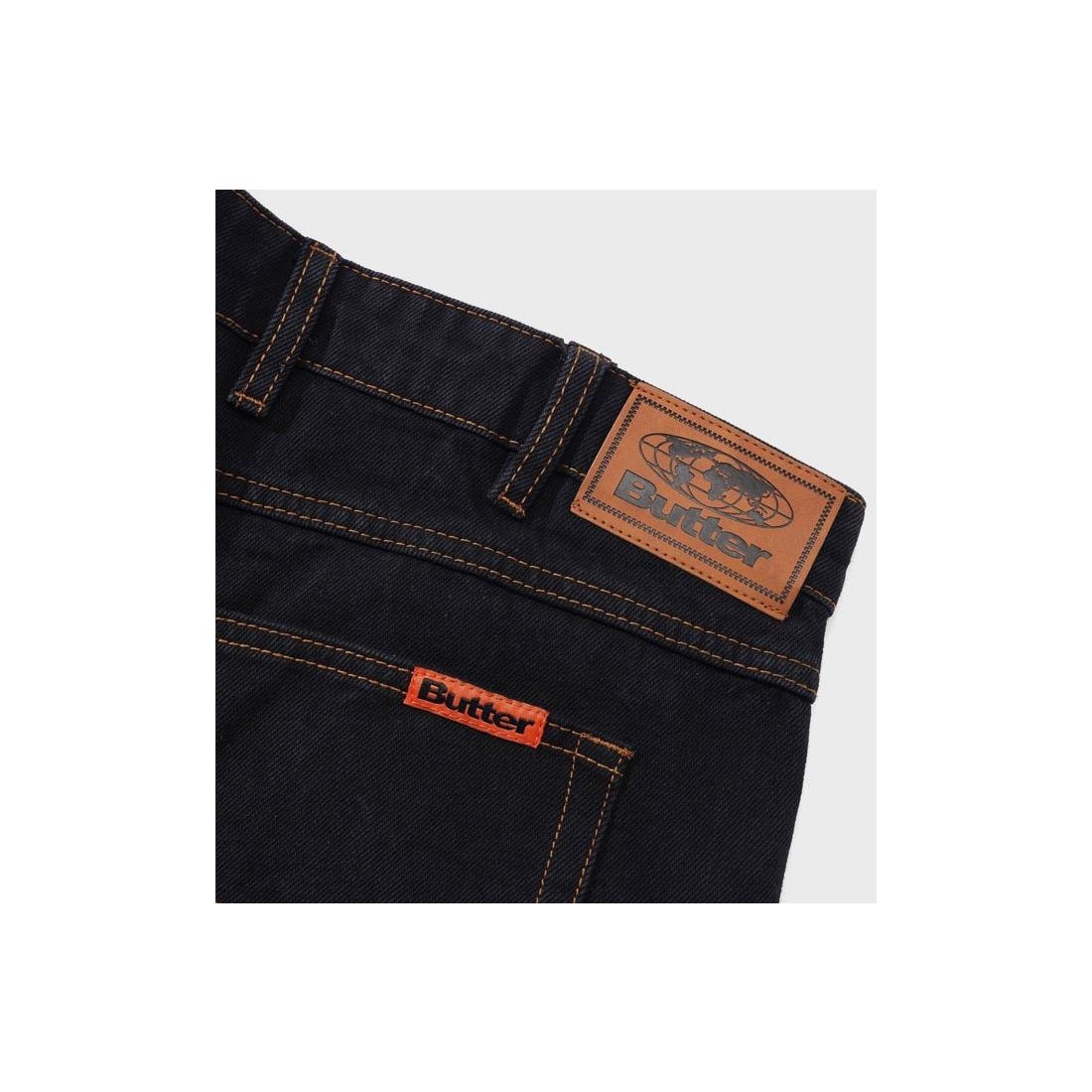 BUTTER GOODS BAGGY DENIM SHORT NEGRO