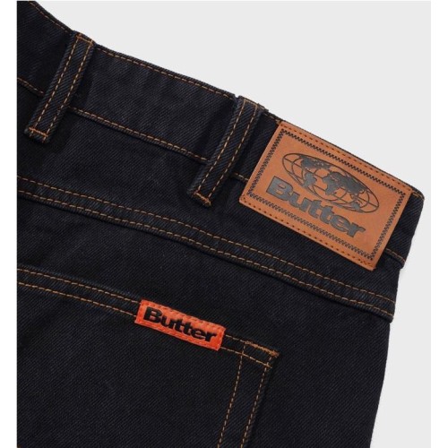 BUTTER GOODS BAGGY DENIM SHORT NEGRO