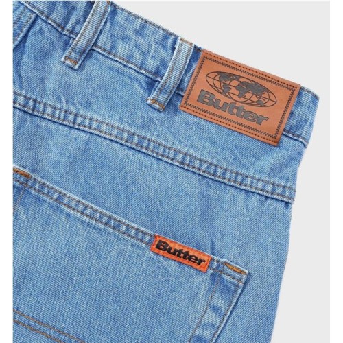 BUTTER GOODS BAGGY DENIM SHORT AZUL