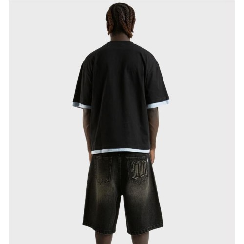 WASTED PARIS SANDBLAST SHORT NEGRO