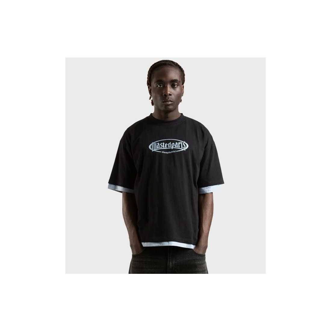 WASTED PARIS YARD T-NINE TEE NEGRO