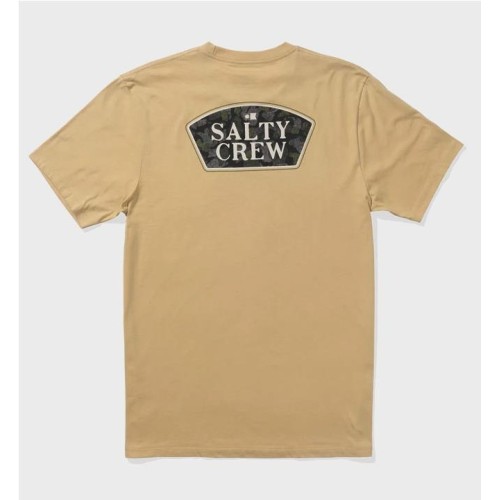 SALTY CREW FILLER UP TEE KHAKI
