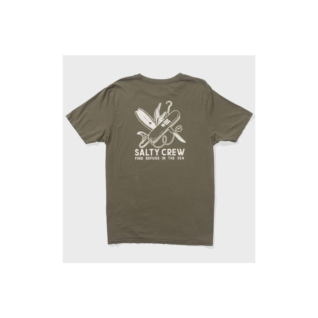 SALTY CREW POCKET KNIFE VERDE OLIVA
