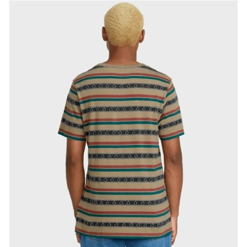 VOLCOM TACTION CREW TEE MULTICOLOR