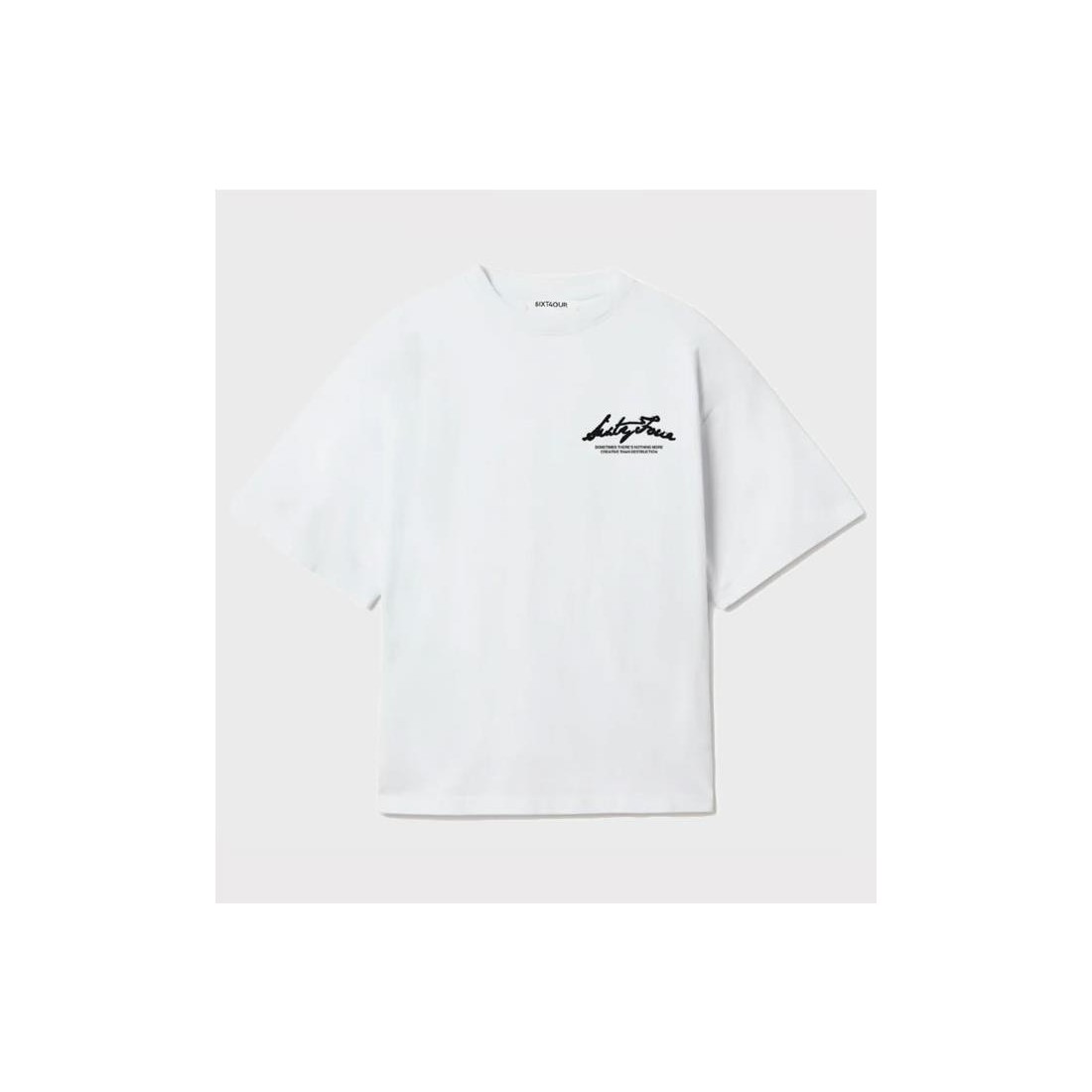 6IXT4OUR COLOURED TEE BLANCO