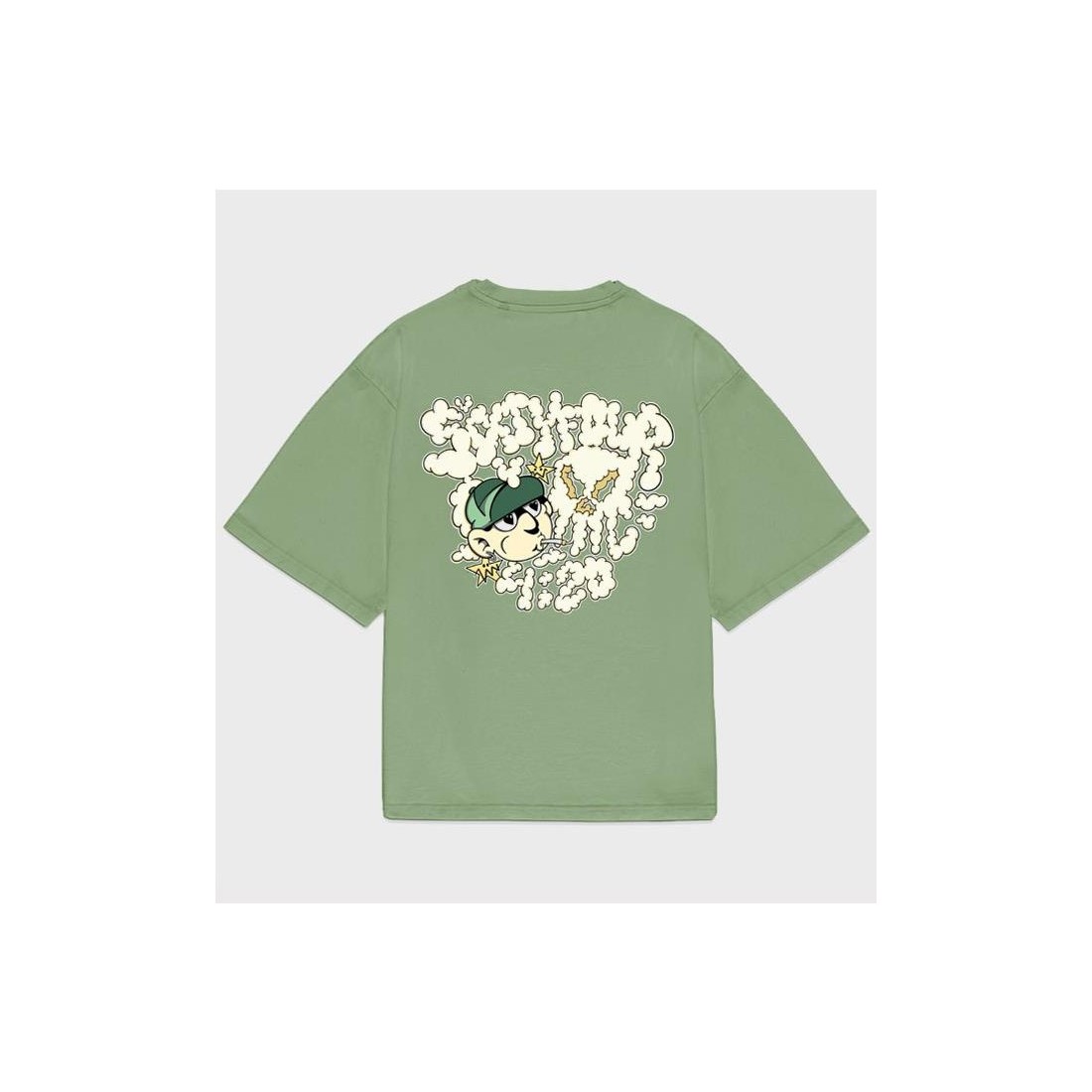 6IXT4OUR SMOKE TEE VERDE CLARO
