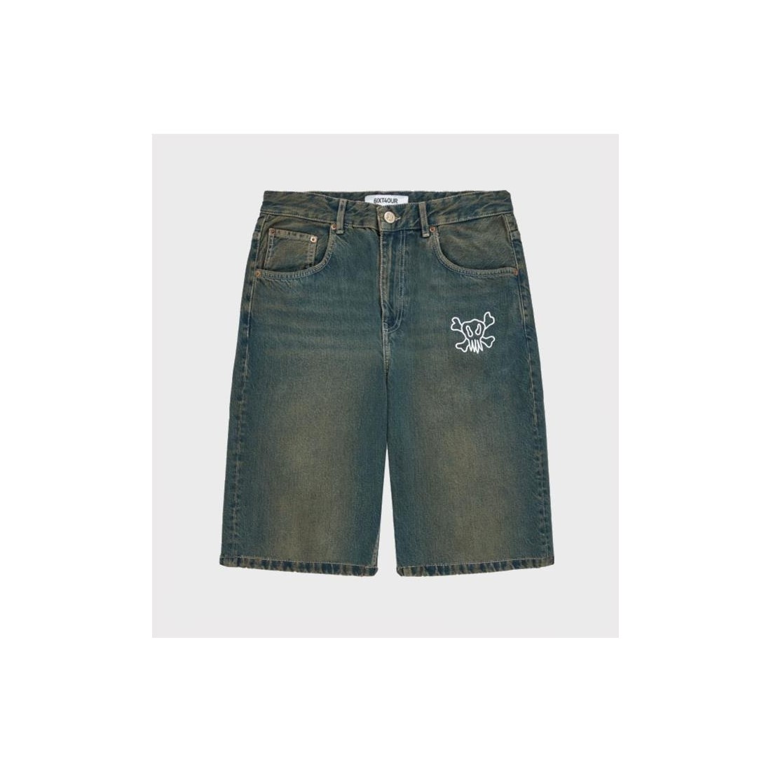 6IXT4OUR SKULL JORTS MULTICOLOR