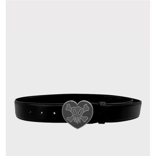 6IXT4OUR SKULL BELT NEGRO