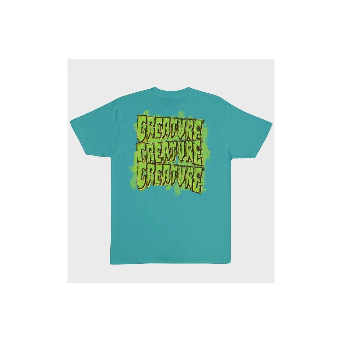 CREATURE LOGO SPILL TEE AZUL TURQUESA