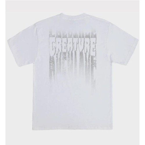 CREATURE TATTERED TEE BLANCO