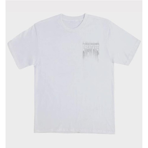 CREATURE TATTERED TEE BLANCO
