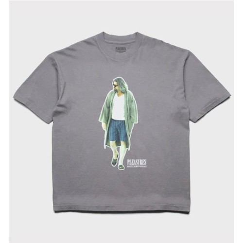 PLEASURES DUDE TEE GRIS