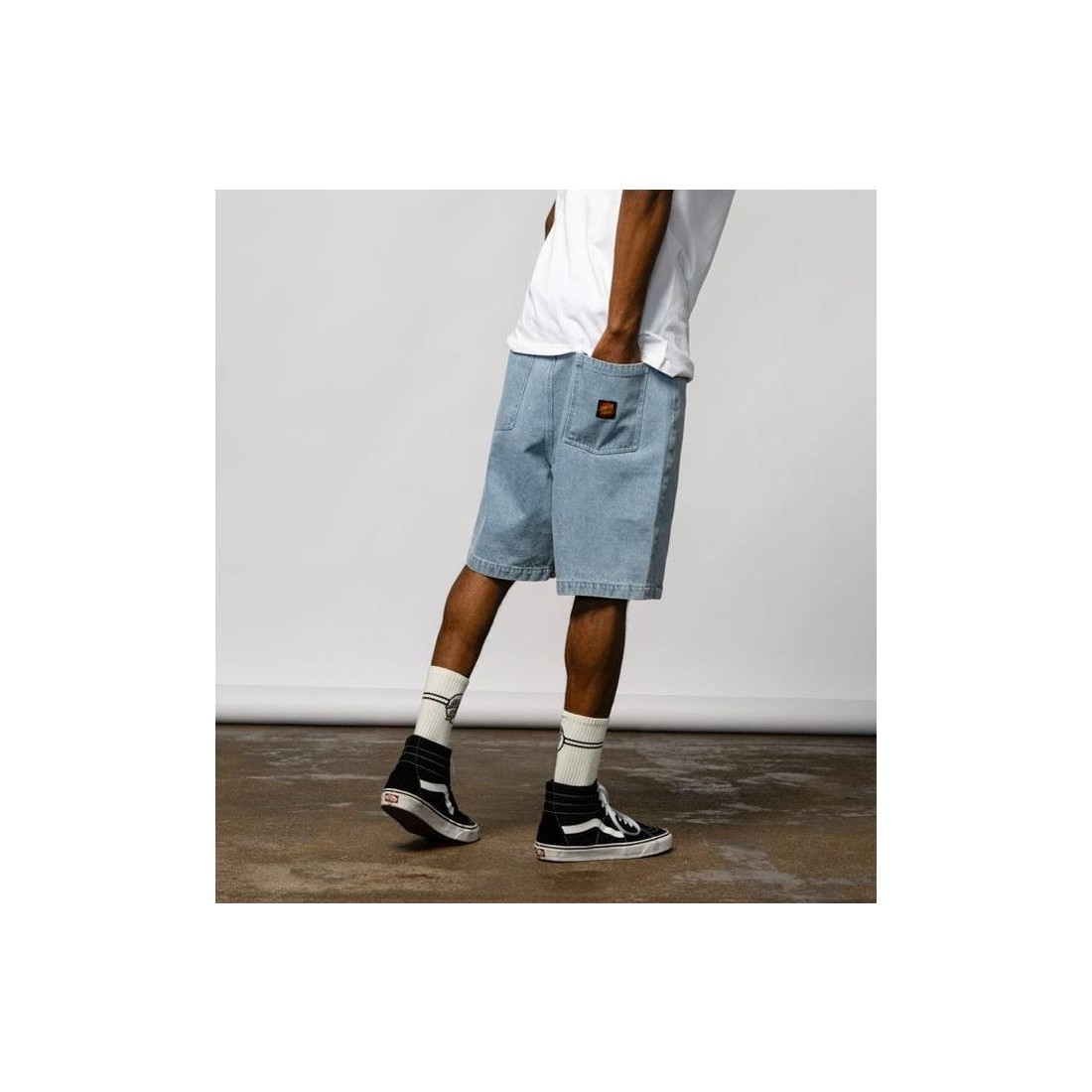 SANTA CRUZ BIG SHORTS AZUL CLARO