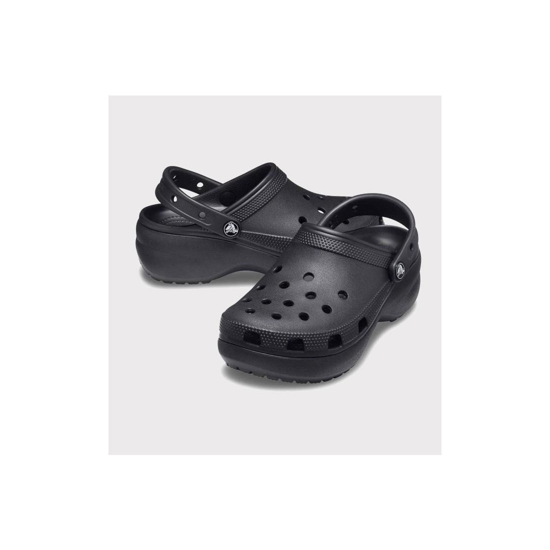 CROCS CLASSIC PLATFORM CLOG W NEGRO