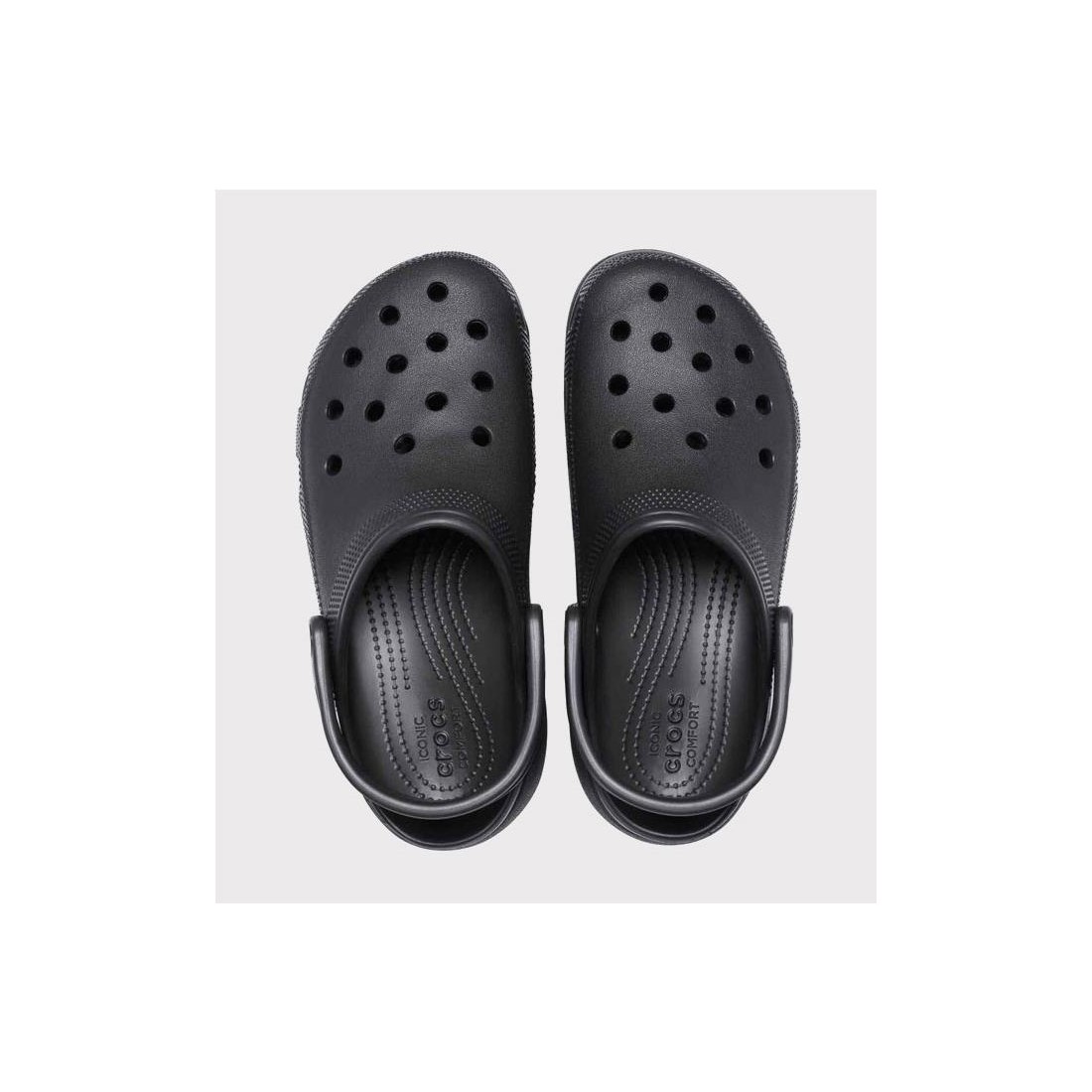 CROCS CLASSIC PLATFORM CLOG W NEGRO