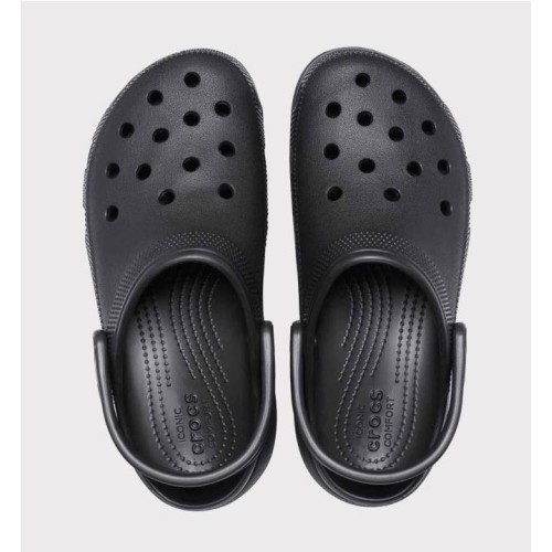 CROCS CLASSIC PLATFORM CLOG W NEGRO