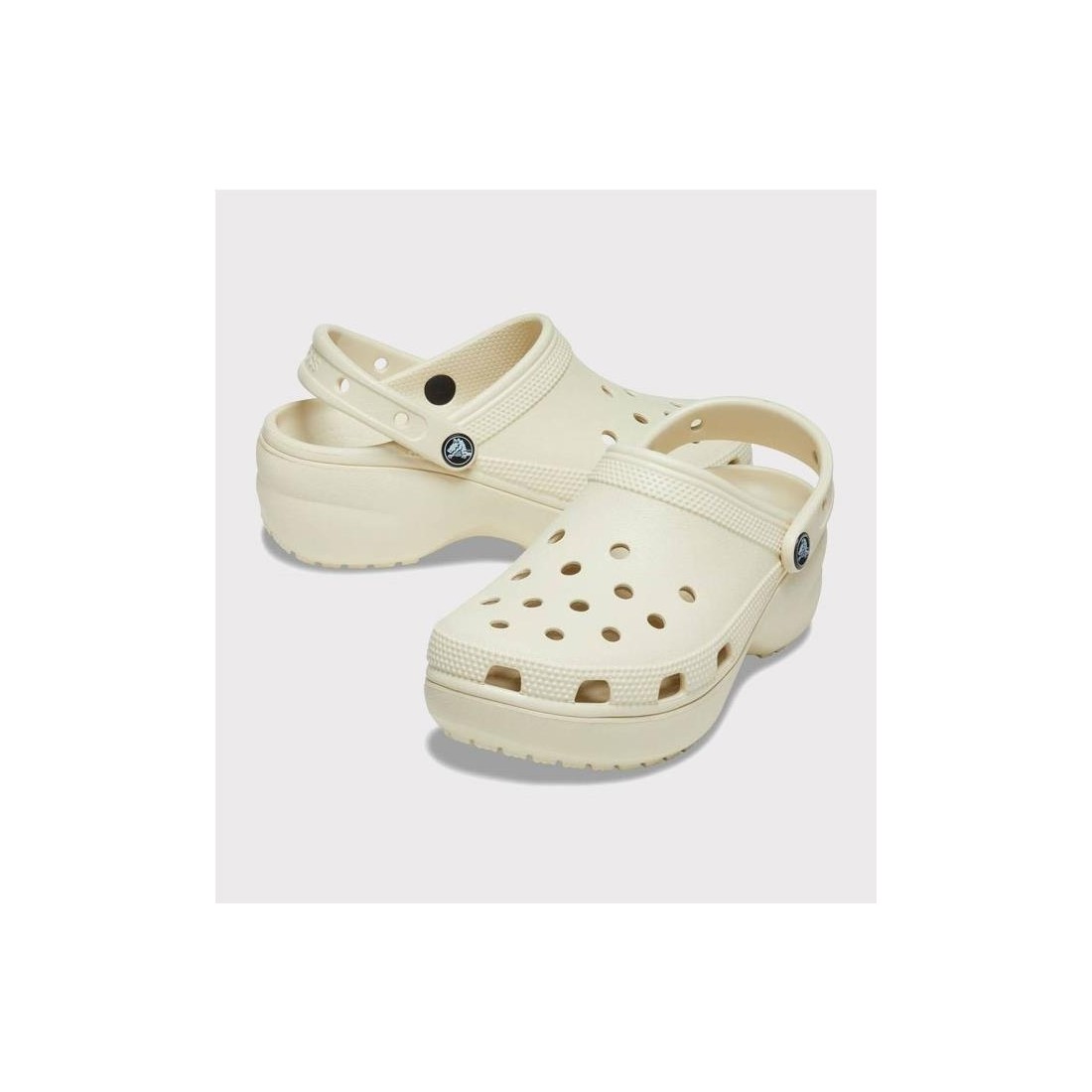 CROCS CLASSIC PLATFORM CLOG W BEIGE1