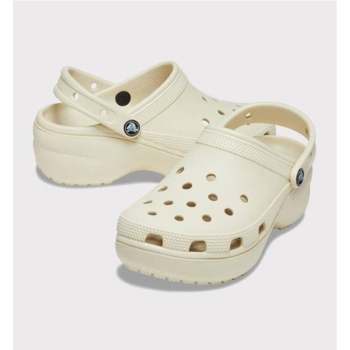 CROCS CLASSIC PLATFORM CLOG W BEIGE1