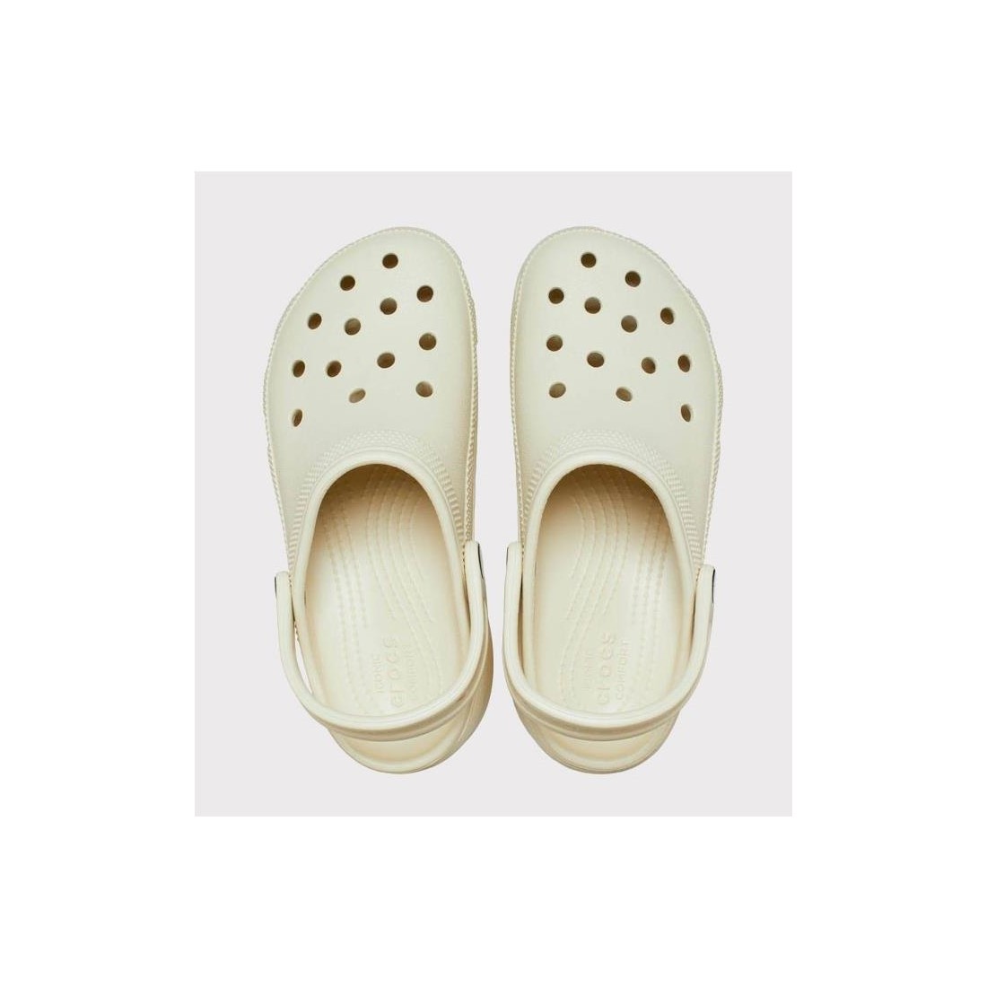 CROCS CLASSIC PLATFORM CLOG W BEIGE1