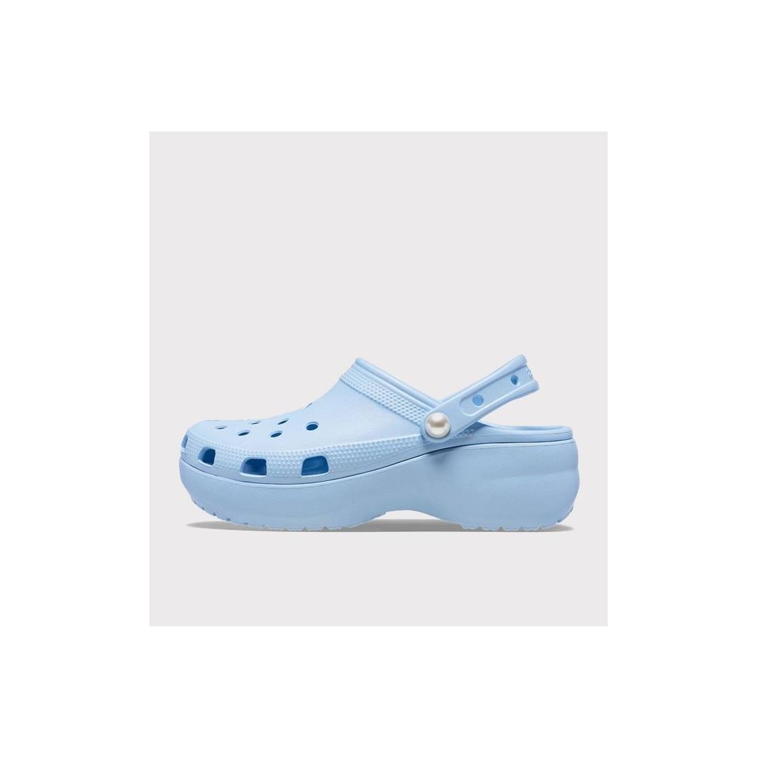 CROCS CLASSIC PLATFORM PEARL AZUL CLARO
