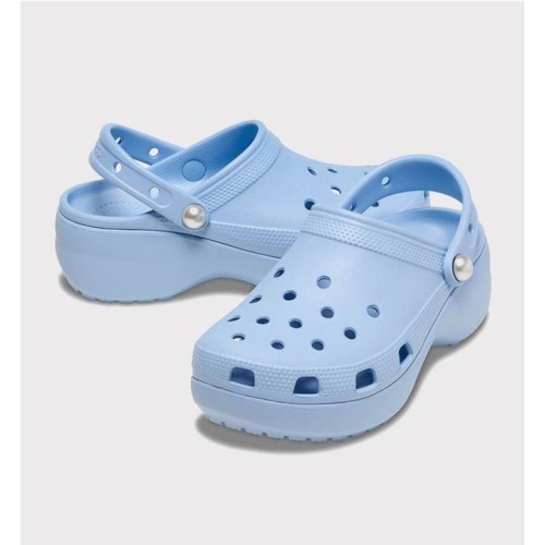 CROCS CLASSIC PLATFORM PEARL AZUL CLARO 2