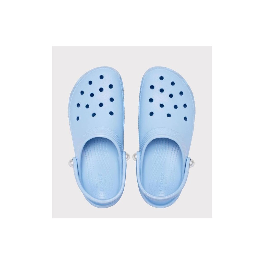 CROCS CLASSIC PLATFORM PEARL AZUL CLARO